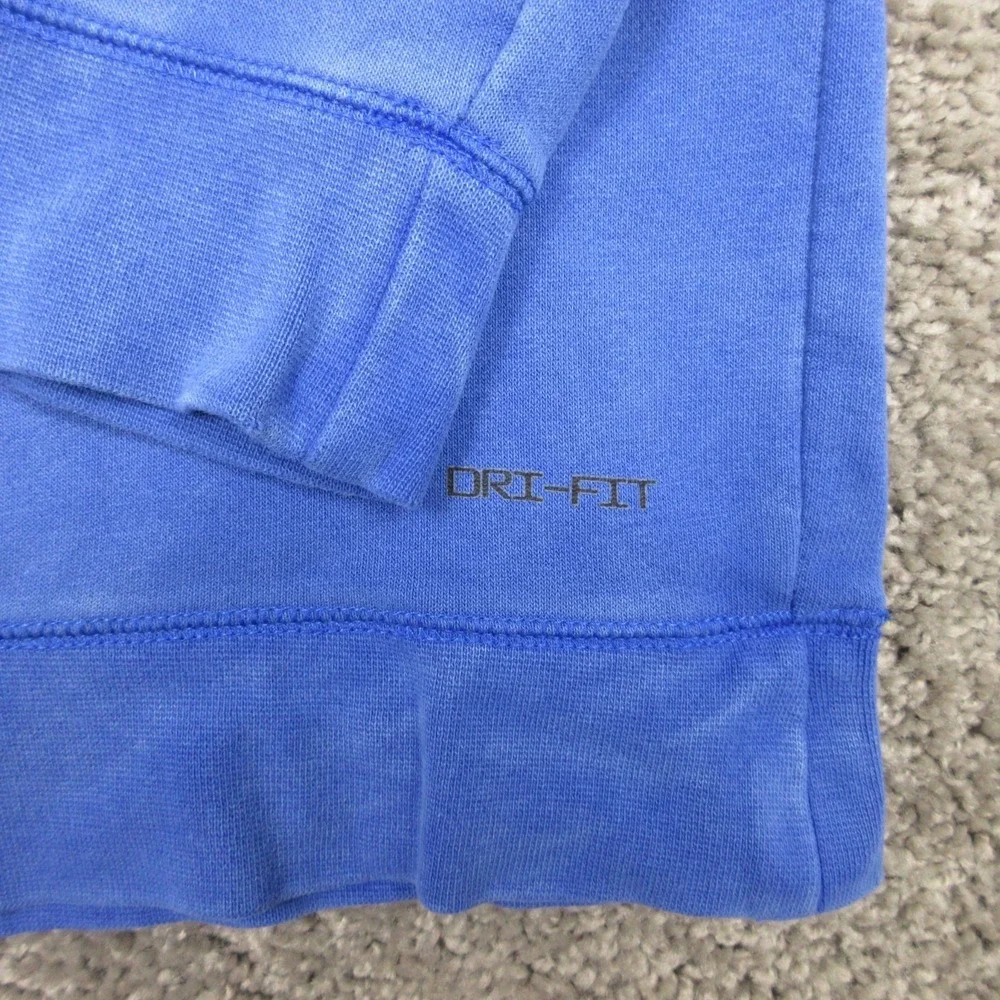 Jordan Sweater Mens Medium Blue Acid Wash Jump‎ Man Pullover Hoodie Sweatshirt